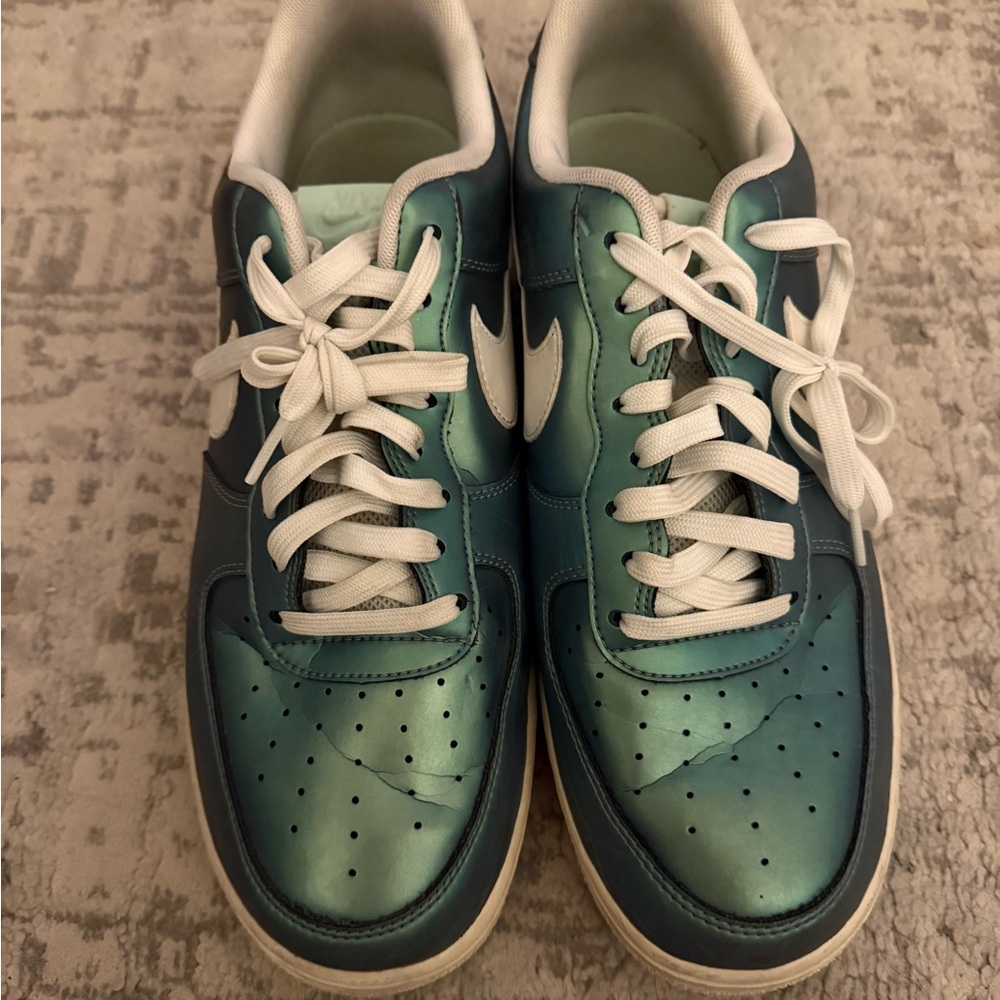 Nike Air Force 1 Men's Blue Athletic Shoes